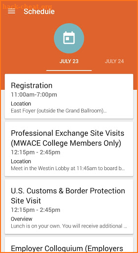 MWACE 2018 screenshot