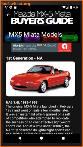 MX-5 Miata Buyers Guide screenshot