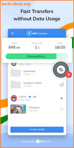 MX ShareKaro App: Share, Send & Receive Files screenshot