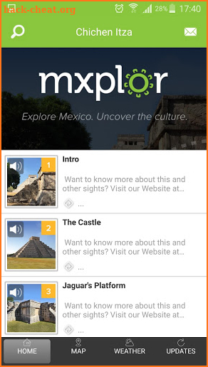 mxplor Chichen Itza Audio Tour screenshot