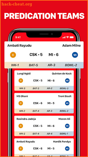 My 11 Team - Teams Prediction for My11Circle App screenshot