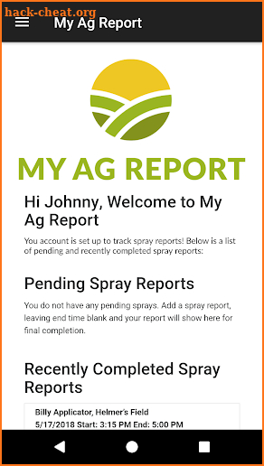 My Ag Report screenshot