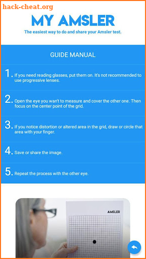 My Amsler - Amsler Grid Test screenshot