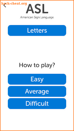 My ASL Coach screenshot