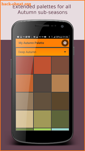 My Autumn Palette screenshot