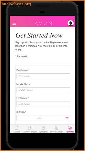 My Avon screenshot