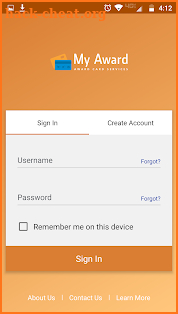 My Award - Award Card Services screenshot