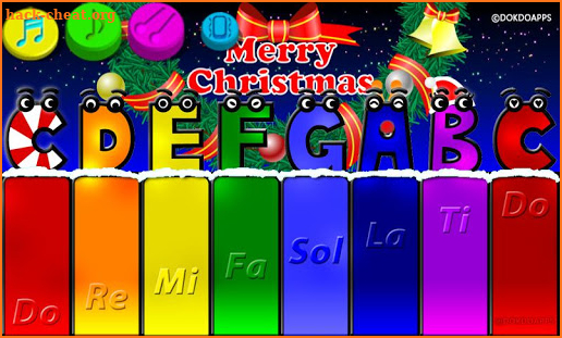 My baby Xmas piano screenshot