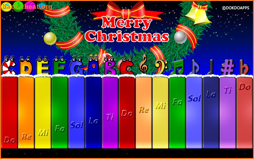 My baby Xmas piano screenshot