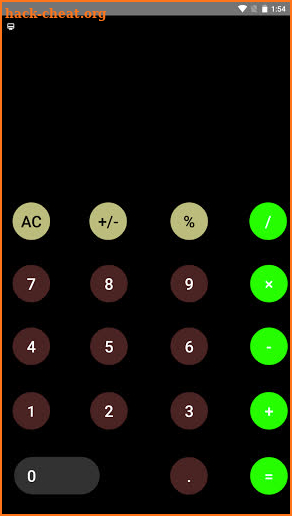 My Calculator screenshot