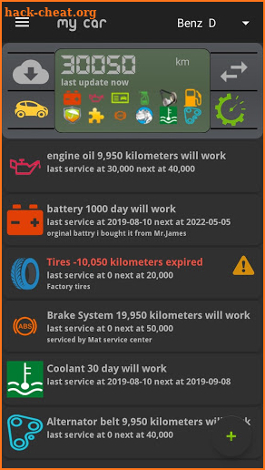 my car maintenance service pro screenshot