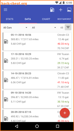 My Cars (Fuel logger++) screenshot