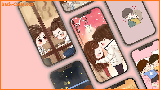 My Cartoon Couple Wallpaper HD screenshot