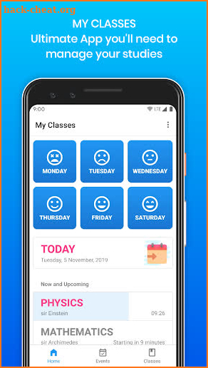 My Classes - Timetable and Study Planner screenshot