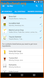 My Cocktail Bar Pro screenshot