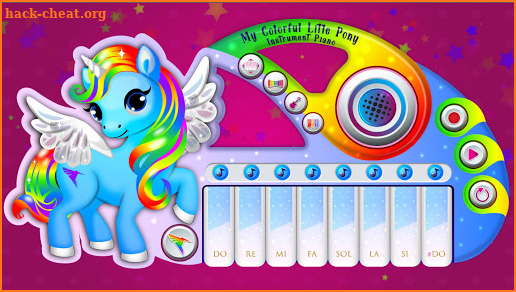 My Colorful Litle Pony Instrument Premium - Piano screenshot