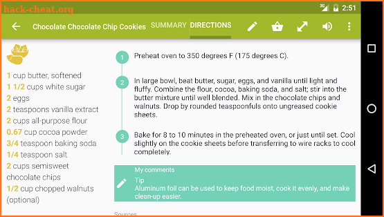 My CookBook (Recipe Manager) screenshot