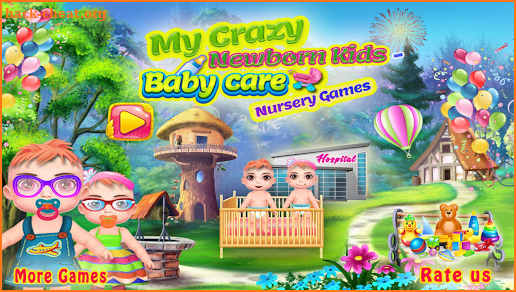 My Crazy Newborn Kids – Baby Care Nursery Game screenshot