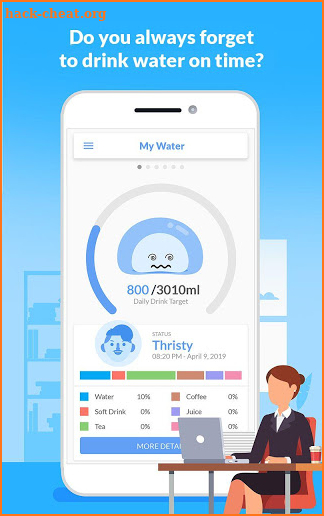 My Daily Water - Water your body in time screenshot