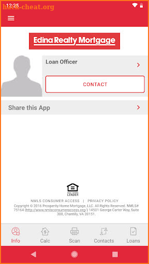 My Edina Home Mortgage screenshot