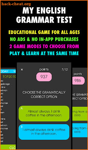 My English Grammar Test PRO screenshot