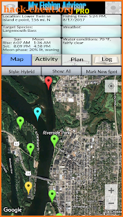 My Fishing Advisor Pro screenshot