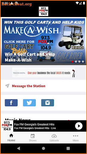 My FOX-FM 104.9 97.3 FM screenshot