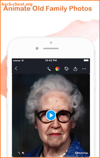 My Heritage Deep Animate your family photos Guide screenshot