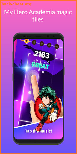 My Hero Academia Piano Tiles screenshot