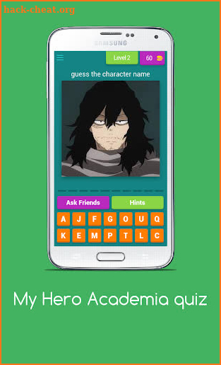 My Hero Academia quiz screenshot