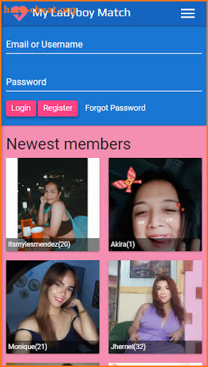 My Ladyboy Match - free ladyboy dating app screenshot