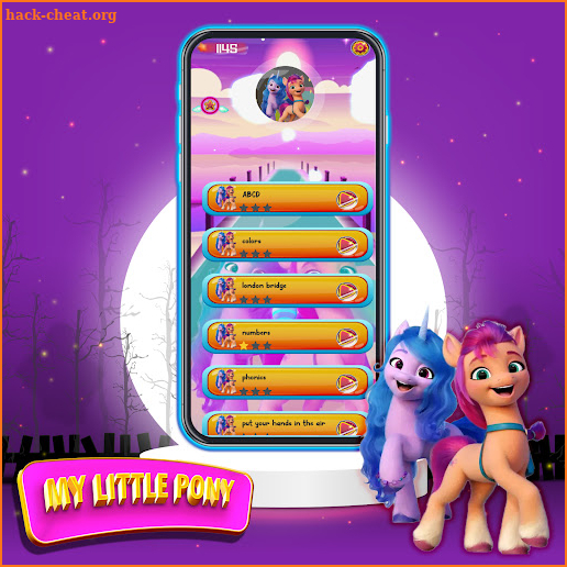 My Little Pony Game Hop Tiles. screenshot