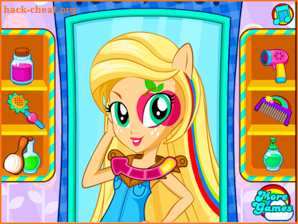 My Little Pony Hair Design screenshot