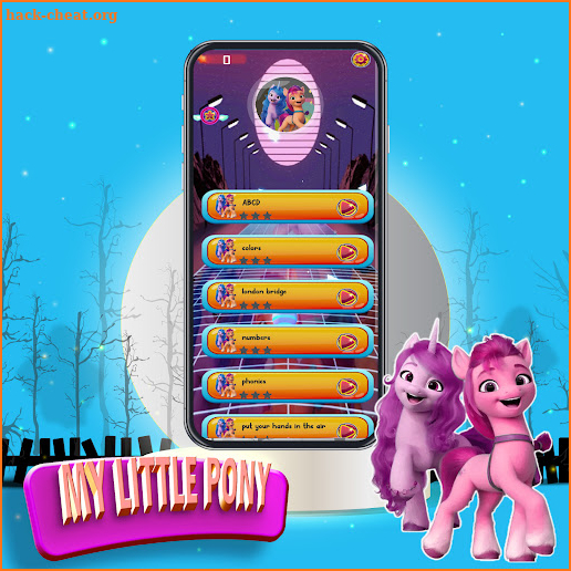 my little pony hop tiles song. screenshot