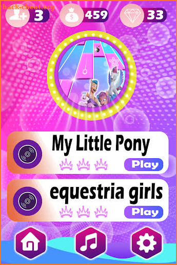 My Little Pony Piano Game screenshot