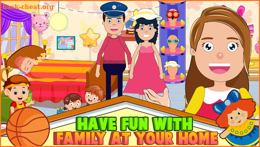 My mini town: home games for kids- My family games screenshot