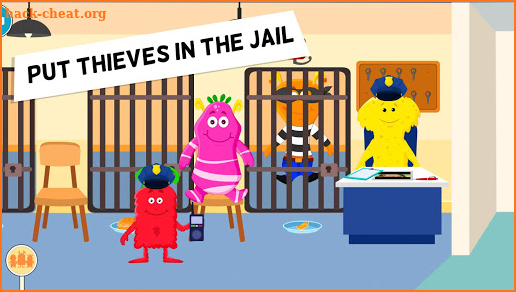 My Monster Town - Police Station Games for Kids screenshot