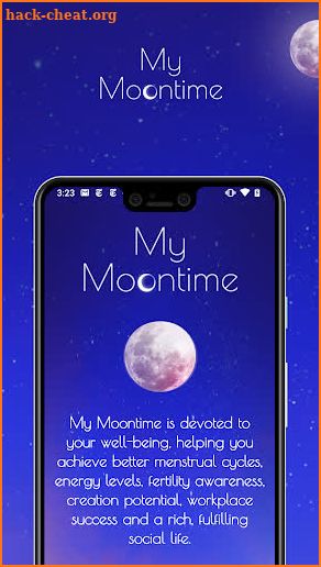 My Moontime Period Tracker screenshot