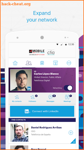 My MWC Americas Event App screenshot