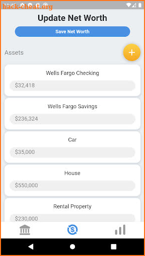 My Net Worth Tracker screenshot