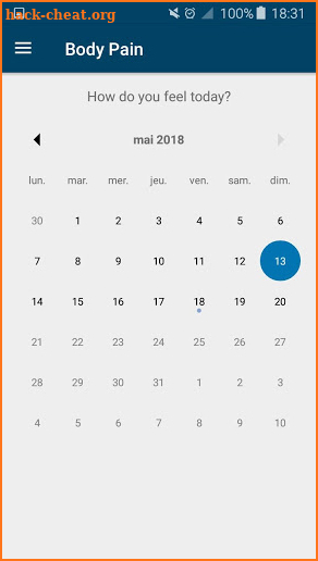 My Pain Diary - manage my pain screenshot