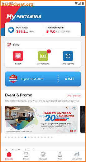My Pertamina screenshot