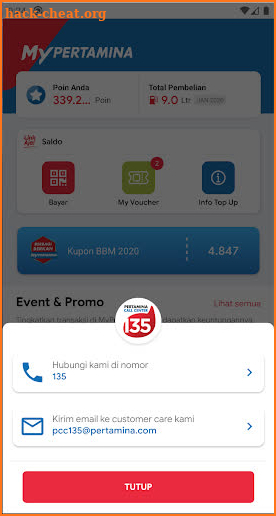 My Pertamina screenshot