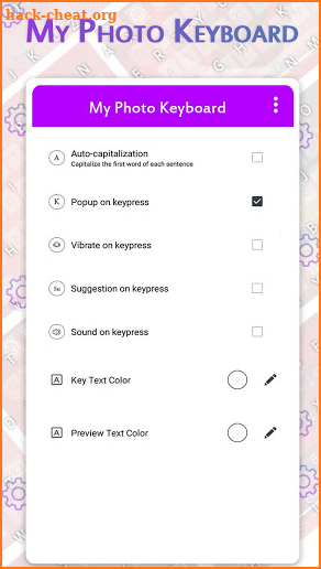My Photo Keyboard screenshot