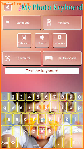 My Photo Keyboard Changer Free screenshot