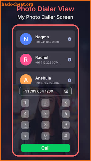 My Photo Phone Dialer screenshot
