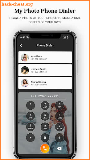 My Photo Phone Dialer - Video On Phone Dialer screenshot