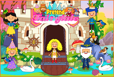 My Pretend Fairytale Land - Kids Royal Family Game screenshot