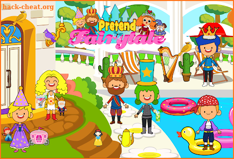 My Pretend Fairytale Land - Kids Royal Family Game screenshot