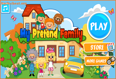 My Pretend Home & Family - Kids Play Town Games! screenshot